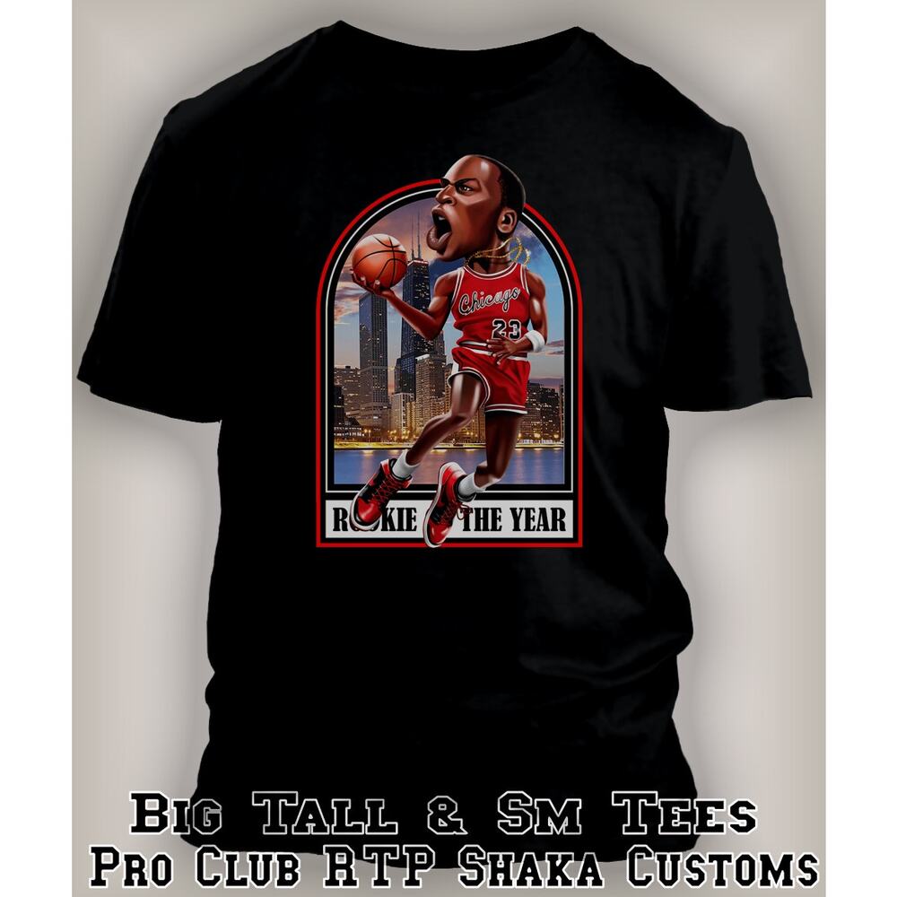 Rookie of the Year Toon Tee Shirt Big Tall Small Street Wear